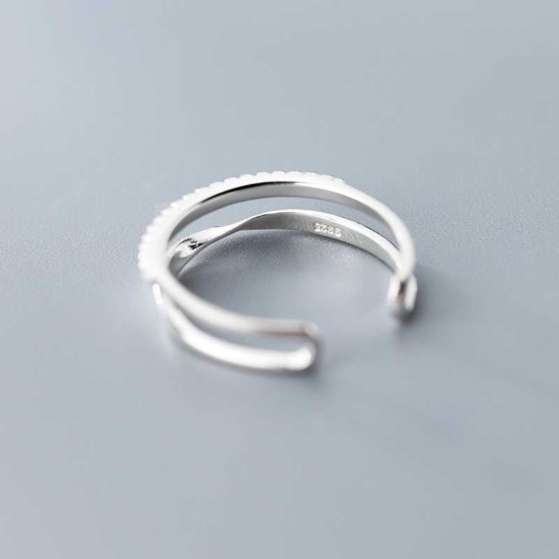 Elegant Double Line Adjustable Ring - Tove