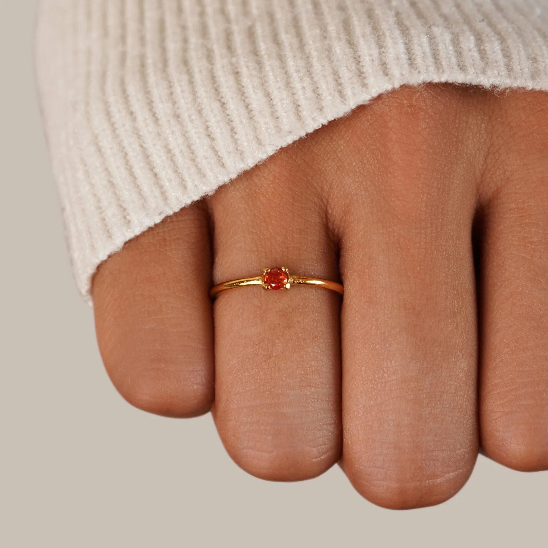Chic Zircon Glamour ring - Justine