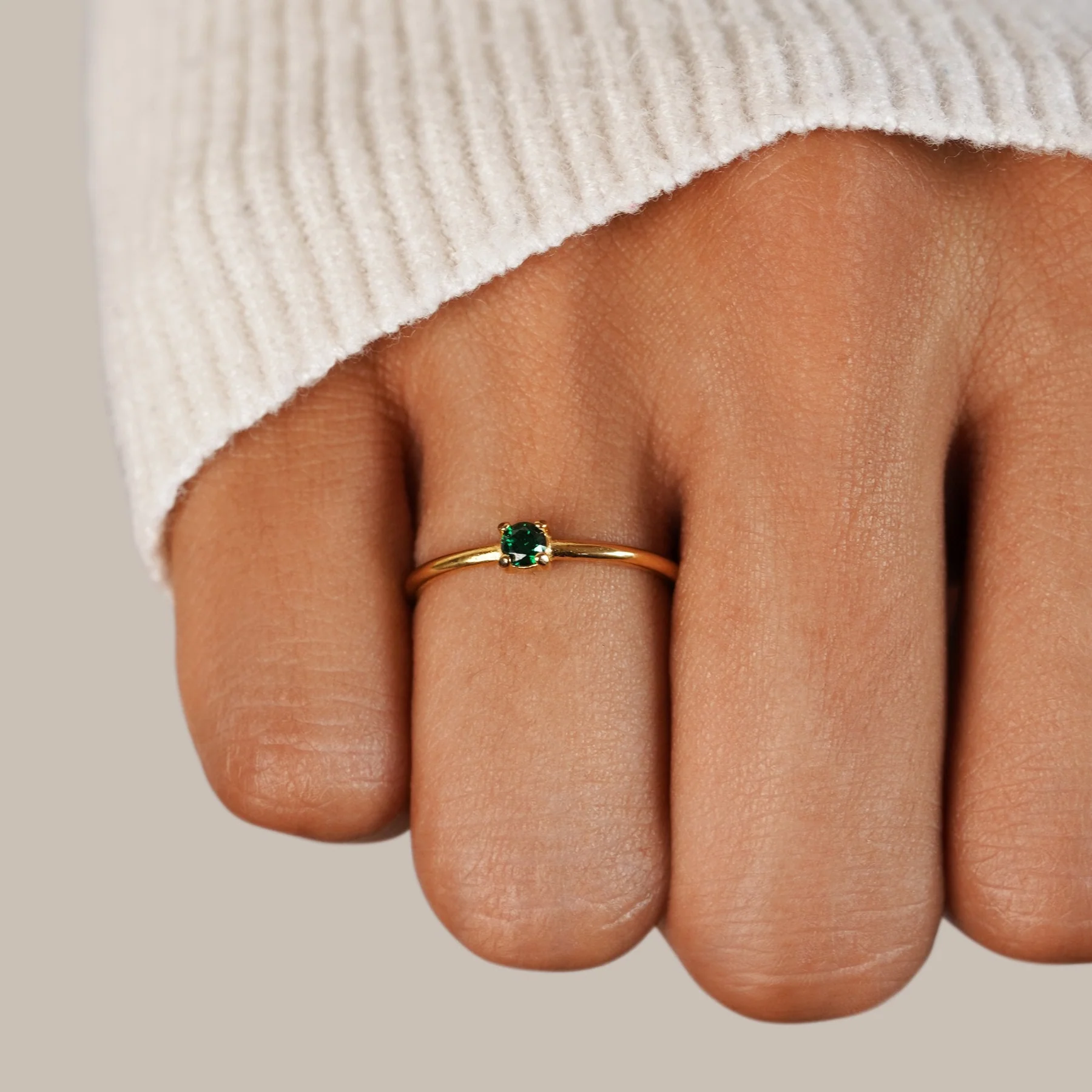 Chic Zircon Glamour ring - Justine