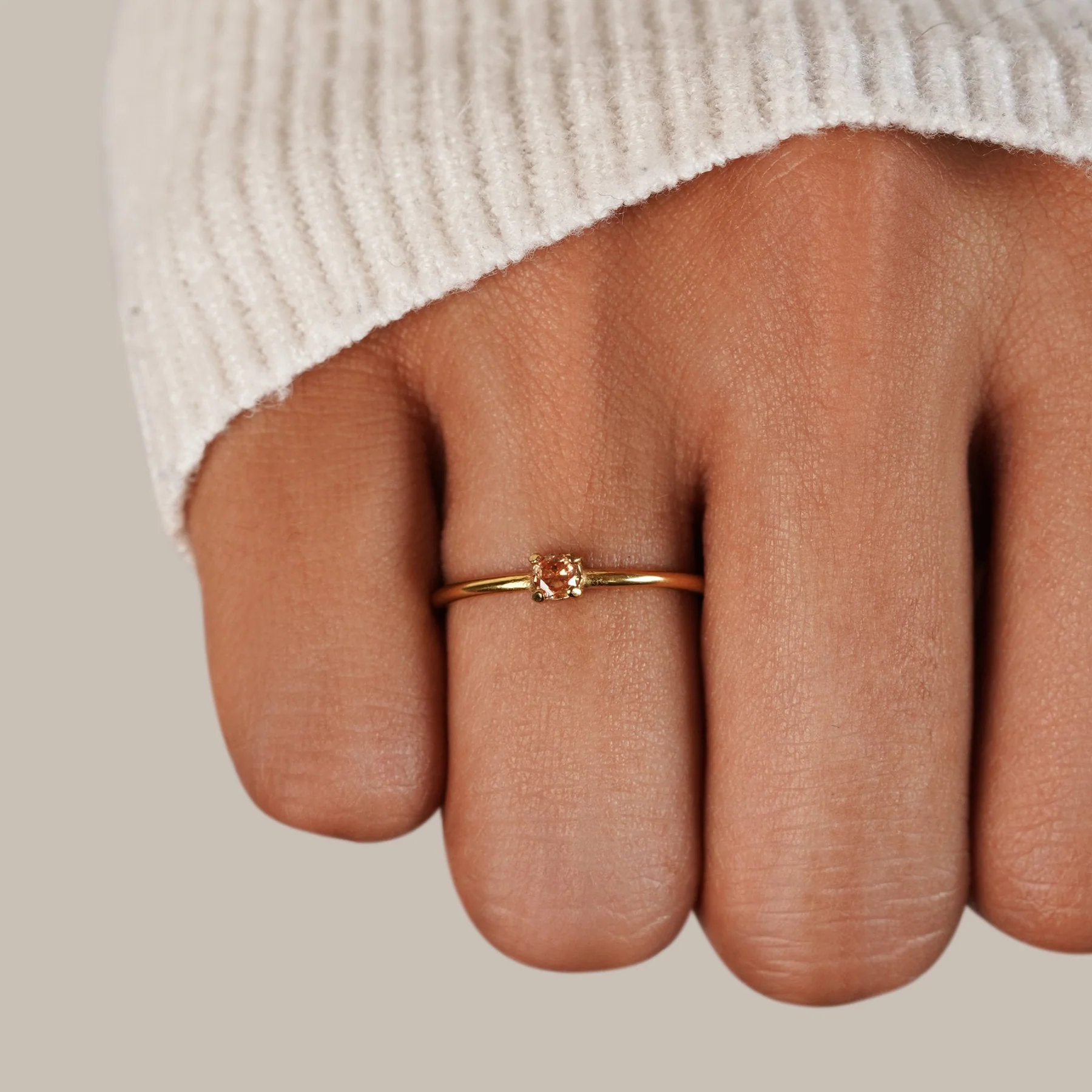 Chic Zircon Glamour ring - Justine
