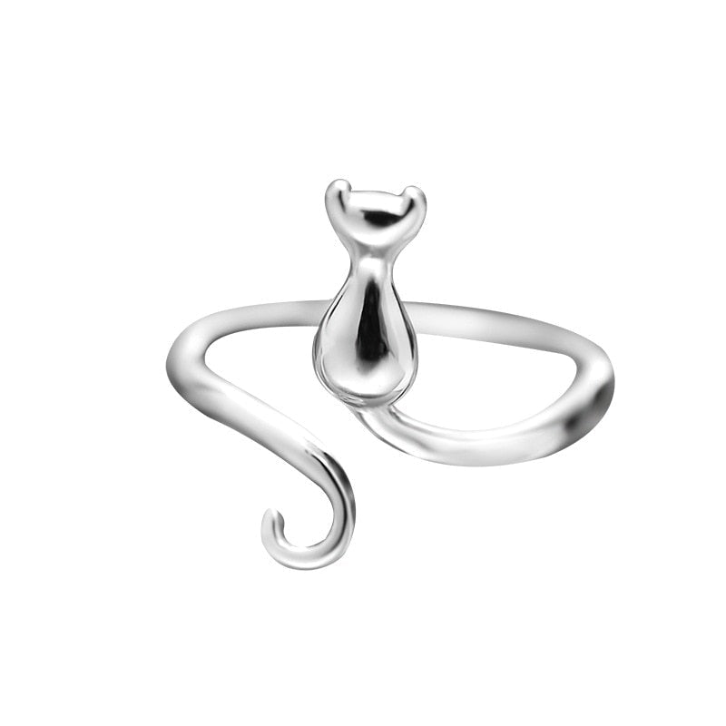 Silver Ring Puss in Boots - Elegance and Fantasy at the Fingertips - Sylvia