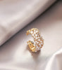 Adjustable Chic Ring in Pearls and Zirconia Radiance - Maja