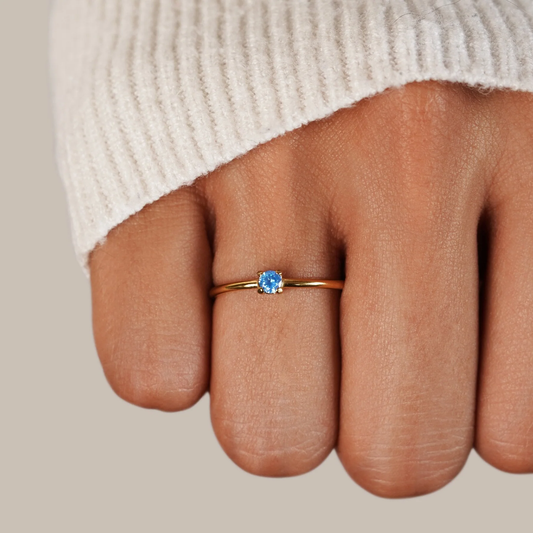 Chic Zircon Glamour ring - Justine