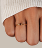 Chic Zircon Glamour ring - Justine