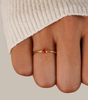 Chic Zircon Glamour ring - Justine