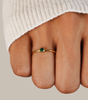Chic Zircon Glamour ring - Justine