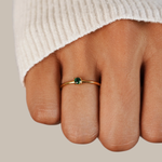 Chic Zircon Glamour ring - Justine