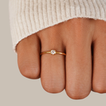 Chic Zircon Glamour ring - Justine