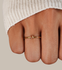 Chic Zircon Glamour ring - Justine