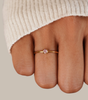 Chic Zircon Glamour ring - Justine