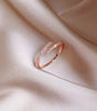Dazzling Rose Gold Ring with Perfect Fit - Anette