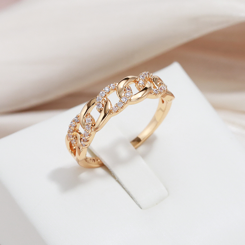 Elegant “Tangled” Gold Ring - Therese