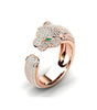 Adjustable Jaguar Ring in Silver and 18-carat Rose Gold - Frandsen