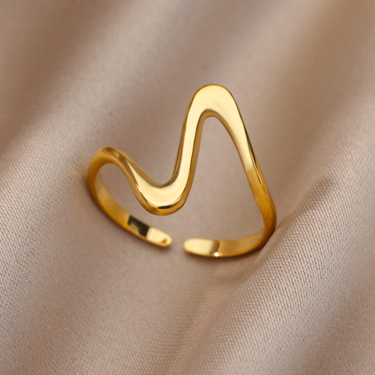 Refined Gold Wool Ring - Osland
