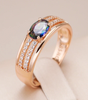 Refined Multicolored Zircon Ring for Unique Radiance - Sakina