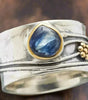Meditation ring in Bohemian gemstones - Iris