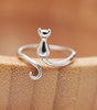 Silver Ring Puss in Boots - Elegance and Fantasy at the Fingertips - Sylvia