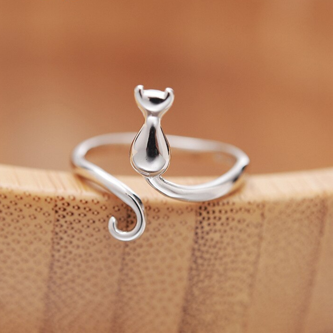 Silver Ring Puss in Boots - Elegance and Fantasy at the Fingertips - Sylvia