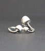 Gothic Silver Ring Inspired by Mushrooms - Finseth