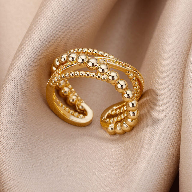 Refined and elegant gold ring - Alme
