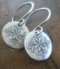 Elegant Vintage Silver Earrings - Kali