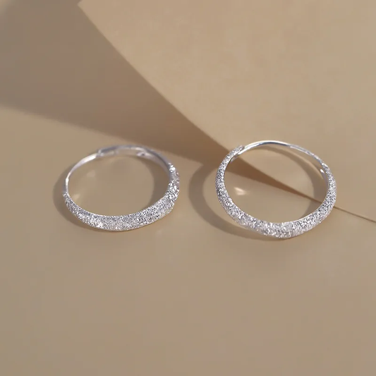 Refined and chic silver earrings - Elena