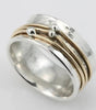 Silver and gold vintage ring - Karen